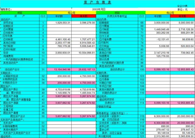 財(cái)務(wù)報(bào)表有哪幾個(gè)表(便利店財(cái)務(wù)利潤報(bào)表)